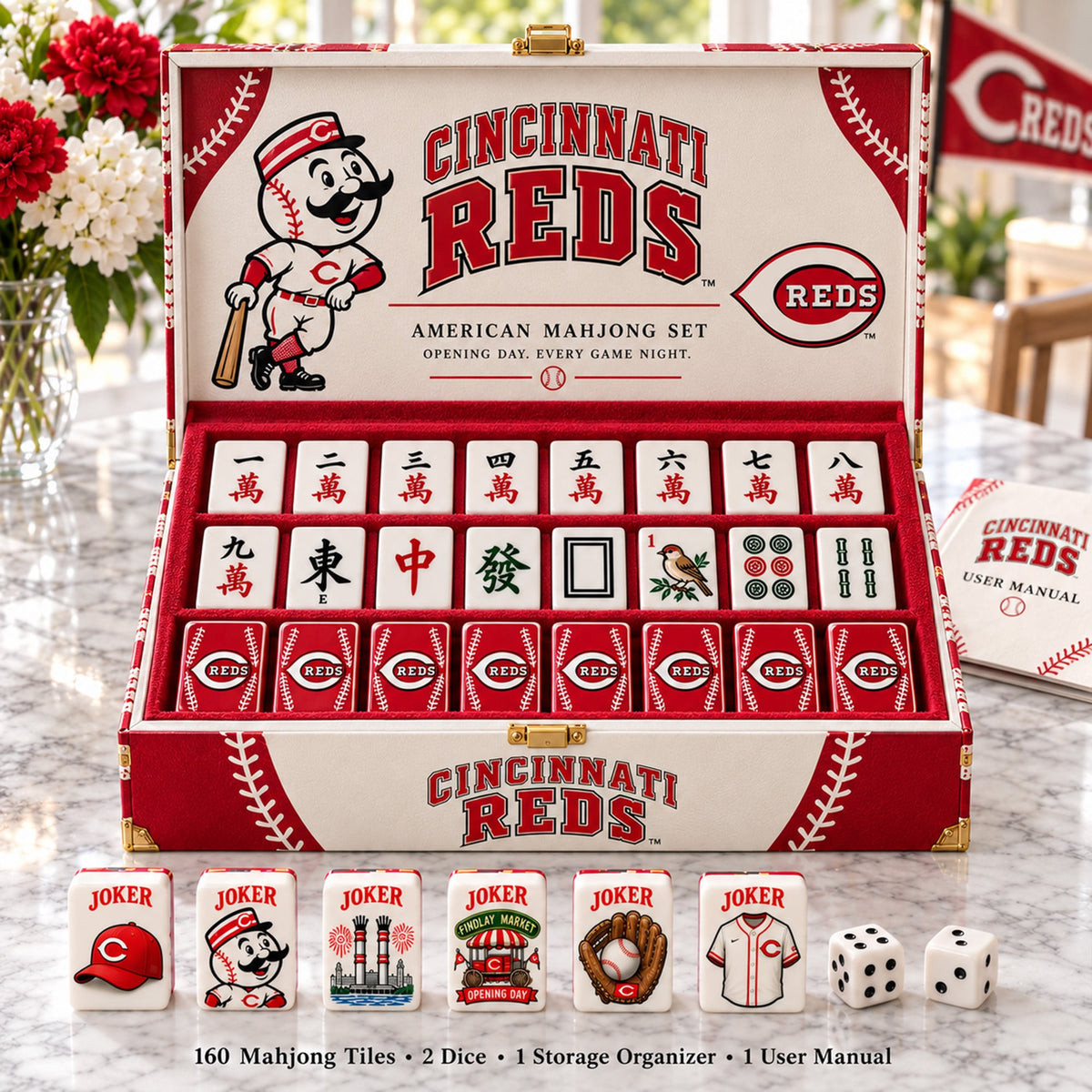 Premium CCR Mahjong Tiles Set TTMH