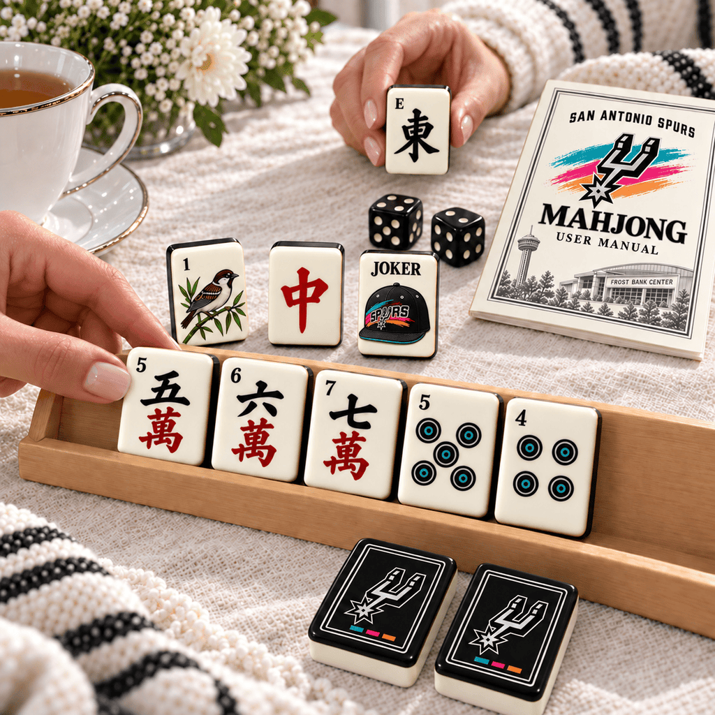 Premium SAS Mahjong Tiles Set TTMH