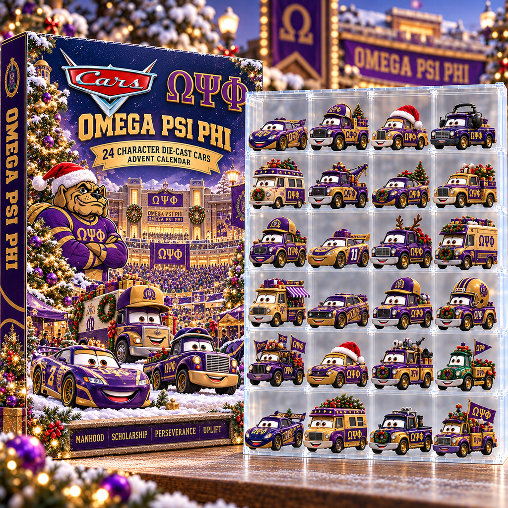 OMPP Premium Character Die-Cast Cars Christmas Advent Calendar NTNA