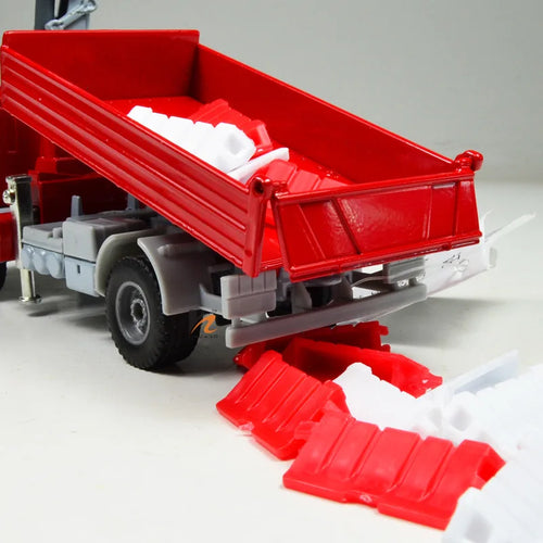 1/50 Diecast Alloy Truck 1/50 Engineering Car Model Crane Transport Truck Kids Miniature Collection Gift for Boy Children Toys
