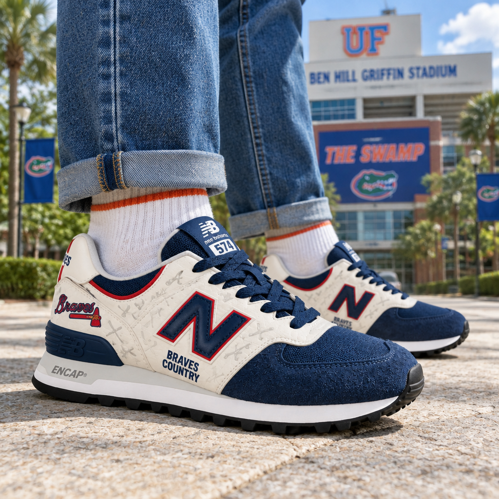 Atlanta Braves NB 574 SNEAKER